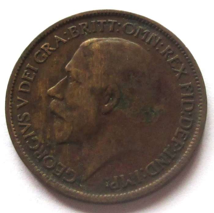 1921 Great Britain Half Penny