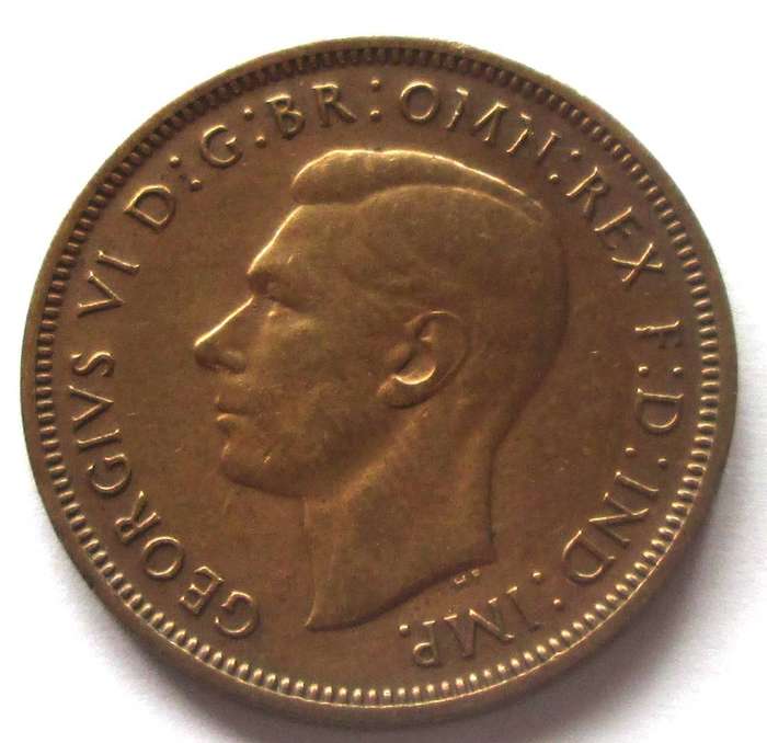 1937 Great Britain Half Penny