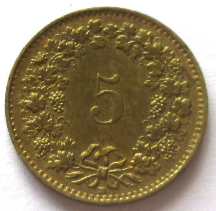1993 Helvetia 5 Rappen