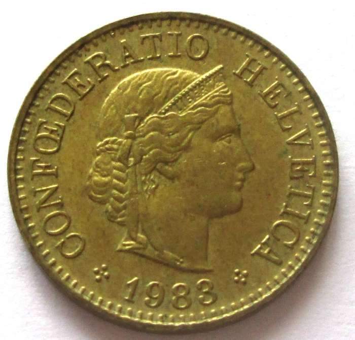 1983 Helvetia 5 Rappen