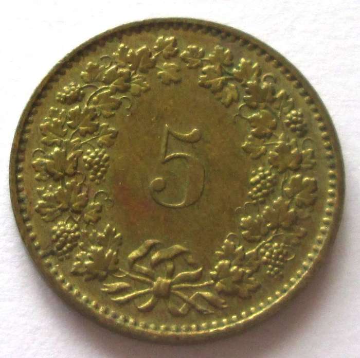 1983 Helvetia 5 Rappen