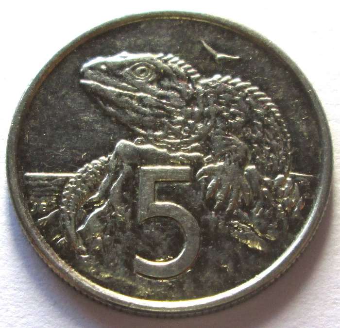 2002 New Zealand 5 Cents