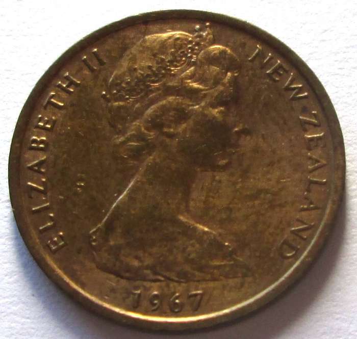 1967 New Zealand 1 Cent