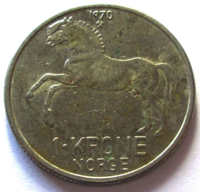 1970 Norge 1 Krone