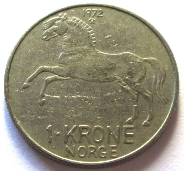 1972 Norge 1 Krone