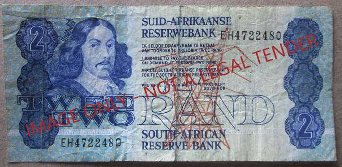 Two Rand South Africa Serial Nr EH4722480