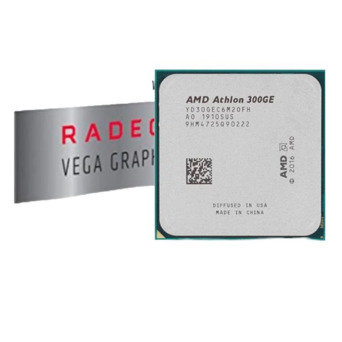 AMD Athlon 300GE 3.4GHz 5MB 35W AM4 with Radeon Vega Graphics