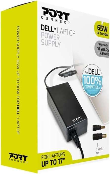 PORT CONNECT DELL 65W LAPTOP CHARGER