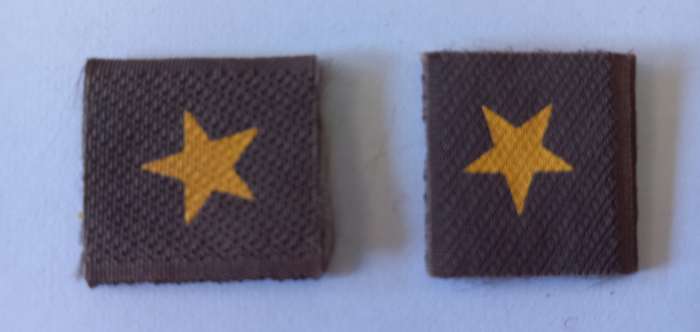 SADF PRE 1994 VELCRO COLLAR RANK LT PAIR