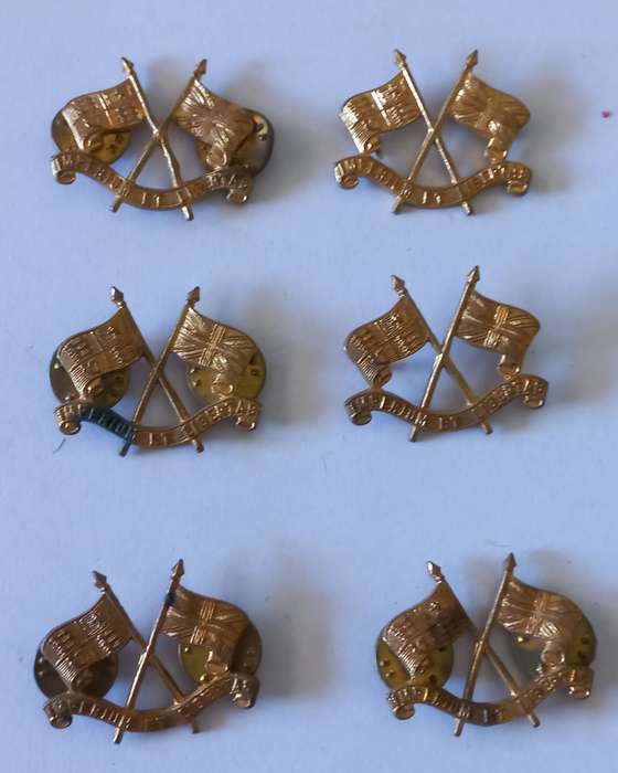 IMPERIAL LIGHT HORSE COLLAR BADGE-DINNES 716-[BID PER BADGE]