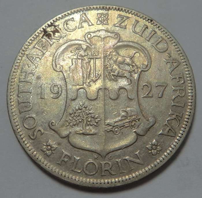 Union of SA 2-Shillings (2/-) of 1927
