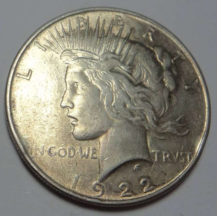 USA: Silver Peace Dollar 1922