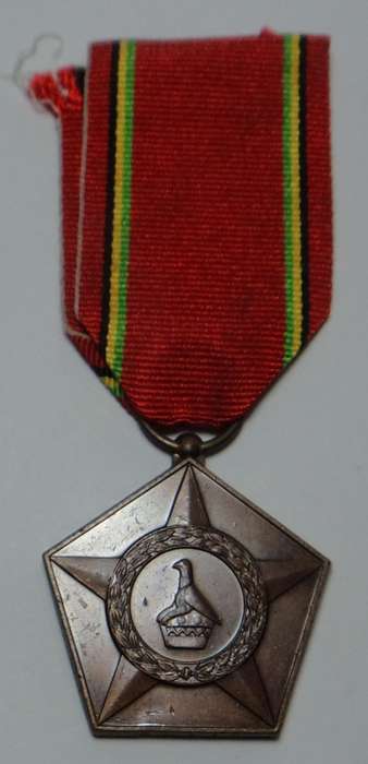 Zimbabwe Liberation Medal Numbered 00447