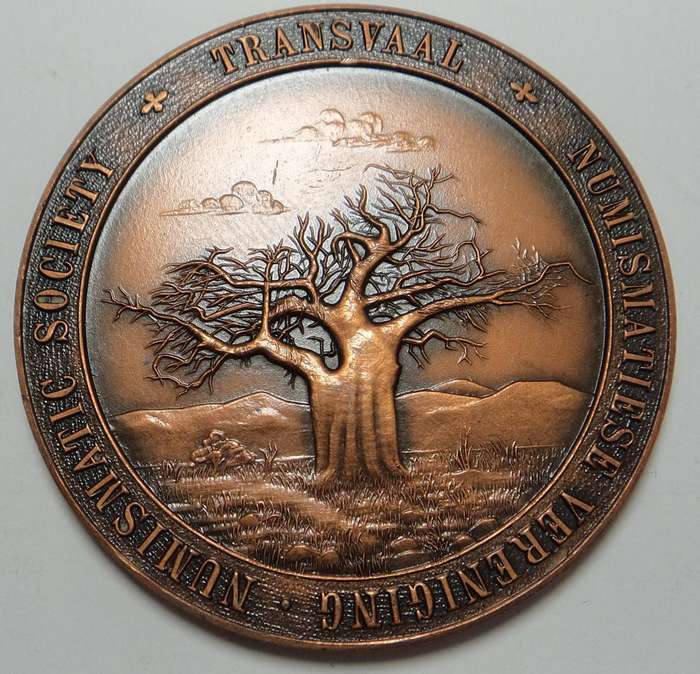 Transvaal Numismatic Society Medal 25 Years 1950-1975