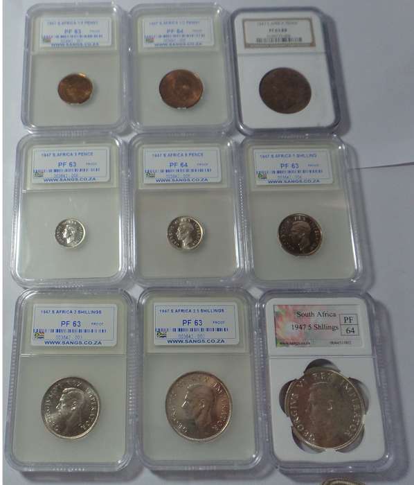 Union of South Africa: Graded Proof Set of 1947