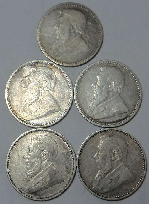 Paul Kruger ZAR 6-Pence Collection