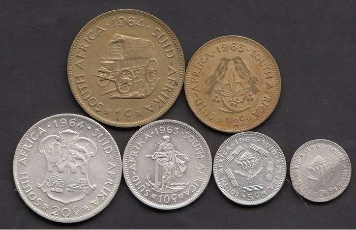 RSA 1st Decimal Type Set: ½c to 20c (2 collections available) Dates may differ