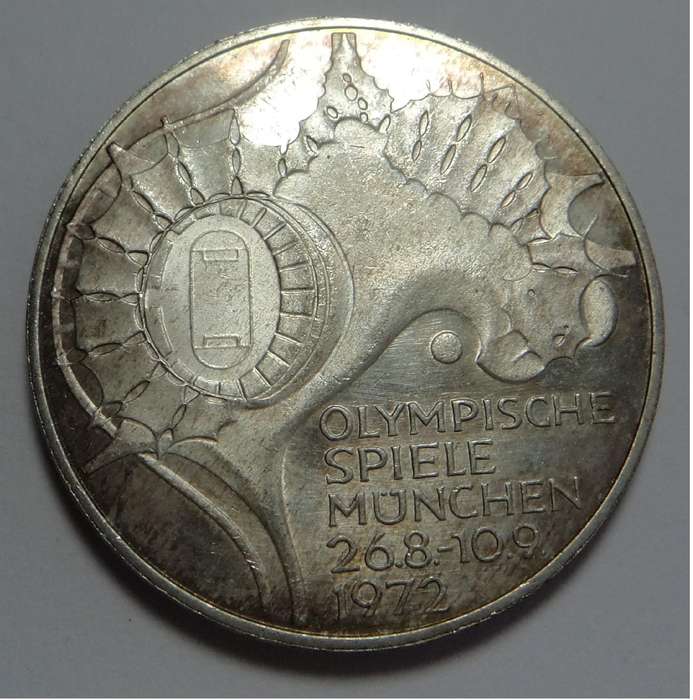 Germany: Munich Olympics Silver 10 Mark 1972 (G)