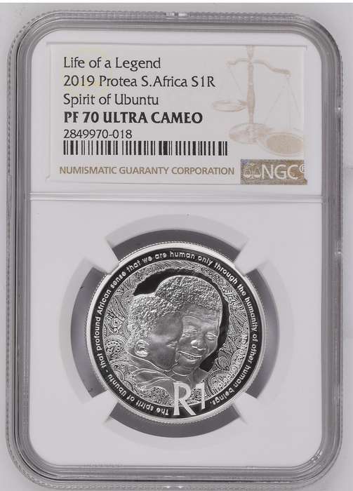 RSA Silver R1 2019 (Ubuntu) PF70 Ultra Cameo