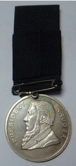 Transvaal: President Kruger Memorial Silver Medal 1904 (SAM restrike)