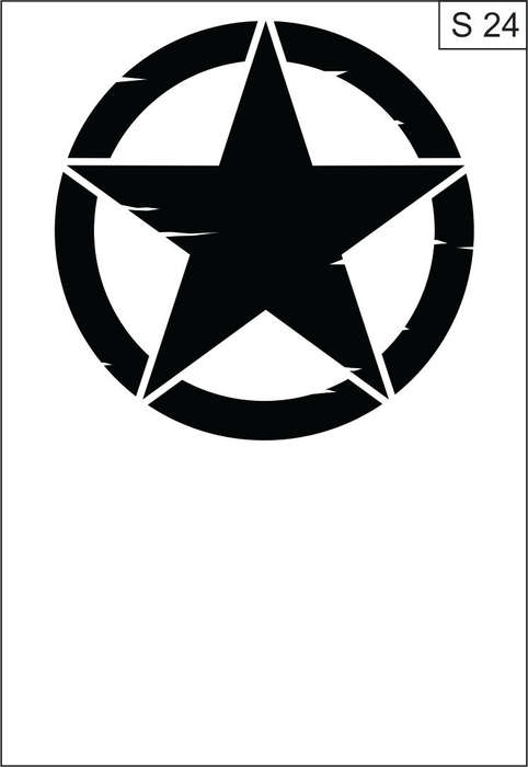 JEEP Star 350mm Matt Black SO 24