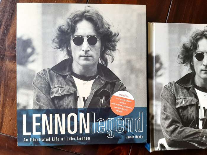 John Lennon, first edition "An illustrated life of John Lennon" from 2003, new