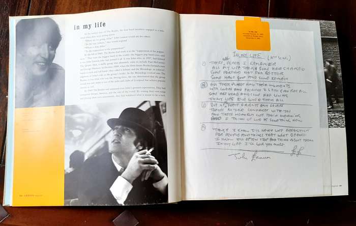 John Lennon, first edition "An illustrated life of John Lennon" from 2003, new