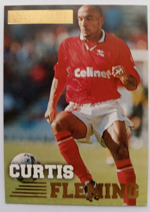 CURTIS FLEMING - TOPPS PREMIER GOLD COLLECTION 1996/97 - TRADING CARD CARD 100 of 161