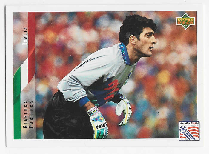 GIANLUCA PAGLIUCA (Italy) - Upper Deck FIFA WORLD CUP 1994 USA PREVIEW   -  TRADING CARD 119