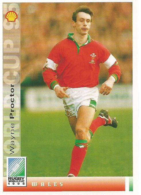 WAYNE PROCTOR - SPORTS DECK `RUGBY WORLD CUP 95` -  BASE TRADING CARD 128