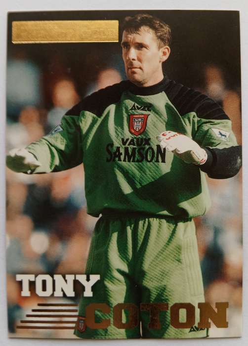 TONY COTTON - TOPPS PREMIER GOLD COLLECTION 1996/97 - TRADING CARD CARD 133 of 161