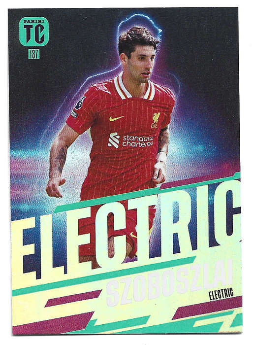 DOMINIC SZOBOSZLAI - PANINI `TOP CLASS` 2025 COLLECTION - FOIL ELECTRIC TRADING CARD 137