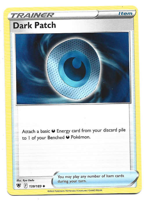 DARK PATCH - UNCOMMON  139/189 POKEMON TCG ASTRAL RADIANCE TRADING CARD