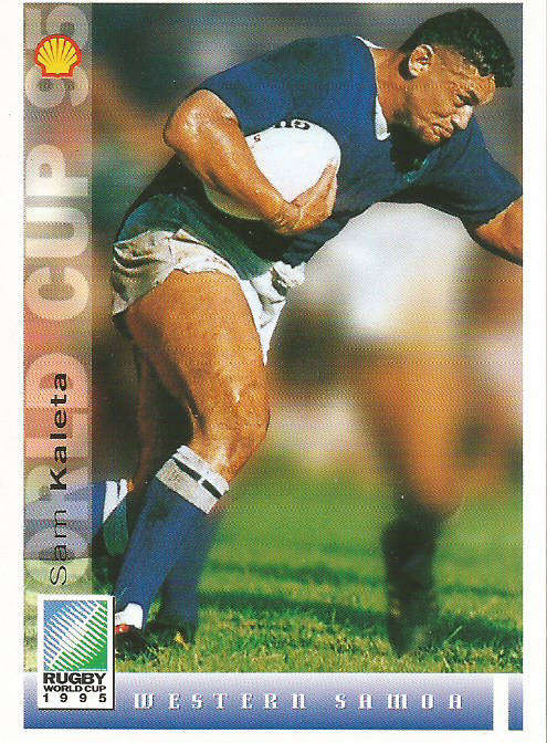 SAM KALETA - SPORTS DECK `RUGBY WORLD CUP 95` -  BASE TRADING CARD  139