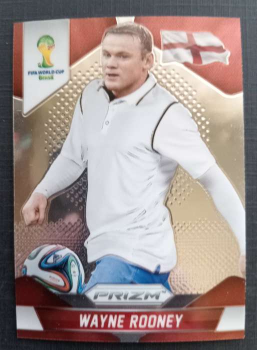 WAYNE ROONEY (England) - PANINI PRIZM FIFA WORLD CUP 2014 COLLECTION - PRIZM TRADING CARD 142