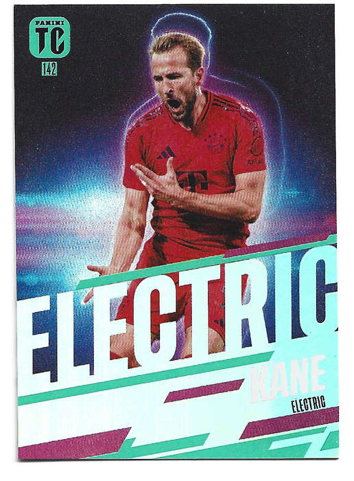 HARRY KANE - PANINI `TOP CLASS` 2025 COLLECTION - FOIL ELECTRIC TRADING CARD 142