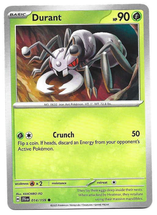 DURANT - COMMON  14/159 POKEMON TCG JOURNEY TOGETHER TRADING CARD