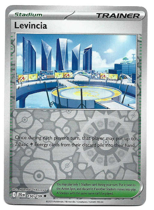 LEVINCIA - REVERSE HOLO  150/159 POKEMON TCG JOURNEY TOGETHER TRADING CARD