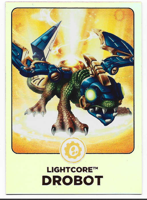DROBOT - TOPPS SKYLANDERS GIANTS 2013 COLLECTION - LIGHTCORE FOIL TRADING CARD 156