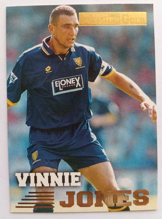 VINNY JONES (Winbledon) - TOPPS PREMIER GOLD COLLECTION 1996/97 - TRADING CARD CARD 158 of 161