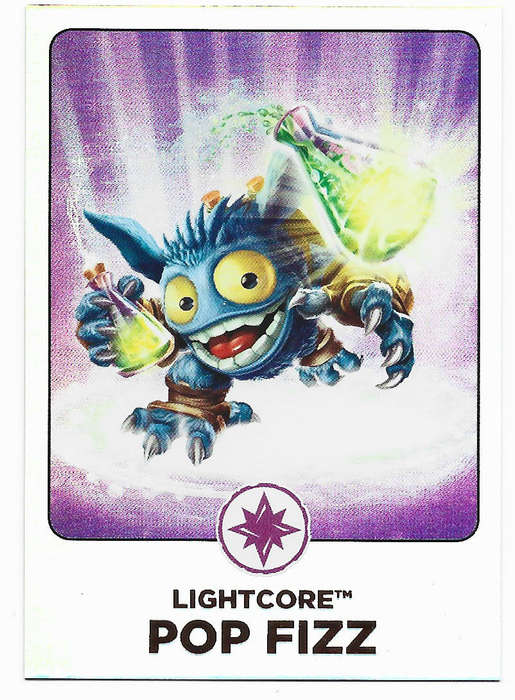 POP FIZZ - TOPPS SKYLANDERS GIANTS 2013 COLLECTION - LIGHTCORE FOIL TRADING CARD 161