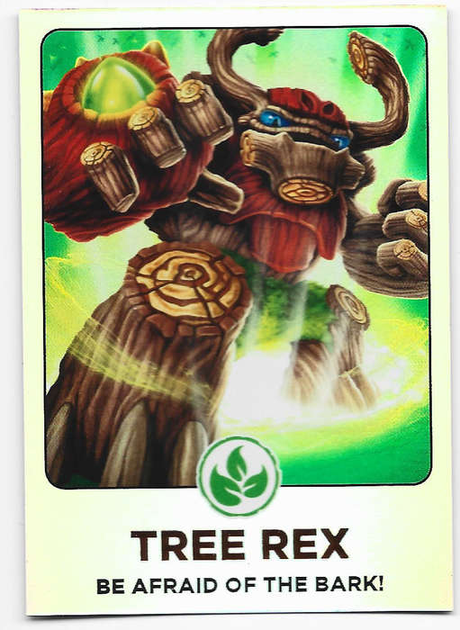 TREE REX - TOPPS SKYLANDERS GIANTS 2013 COLLECTION - ULTRA FOIL TRADING CARD 164