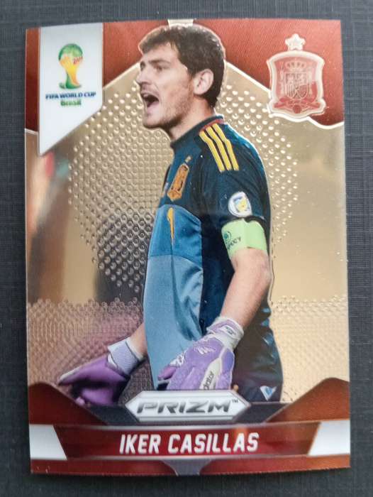 IKER CASILLAS (Spain) - PANINI PRIZM FIFA WORLD CUP 2014 COLLECTION - PRIZM TRADING CARD 170