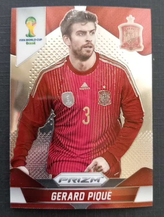 GERARD PIQUE (Spain) - PANINI PRIZM FIFA WORLD CUP 2014 COLLECTION - PRIZM TRADING CARD 171