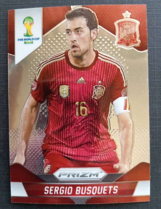 SERGIO BUSQUETS (Spain) - PANINI PRIZM FIFA WORLD CUP 2014 COLLECTION - PRIZM TRADING CARD 174