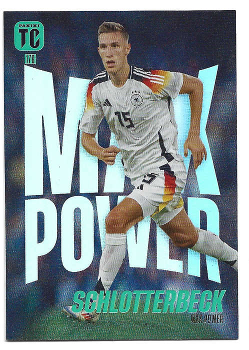 NICO SCHLOTTERBECK - PANINI `TOP CLASS` 2025 COLLECTION - FOIL MAX POWER TRADING CARD 176