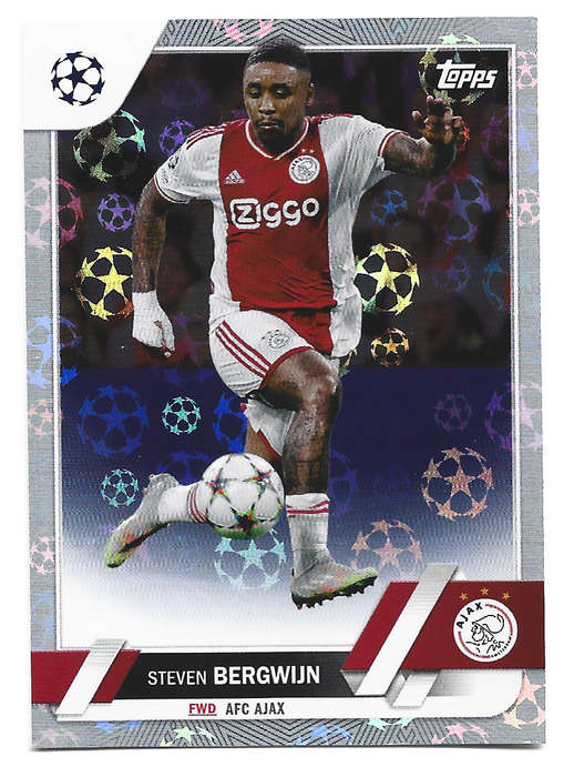 STEVEN BERGWIJN - TOPPS UEFA Champ League 2023 - SILVER FOIL  TRADING CARD 176