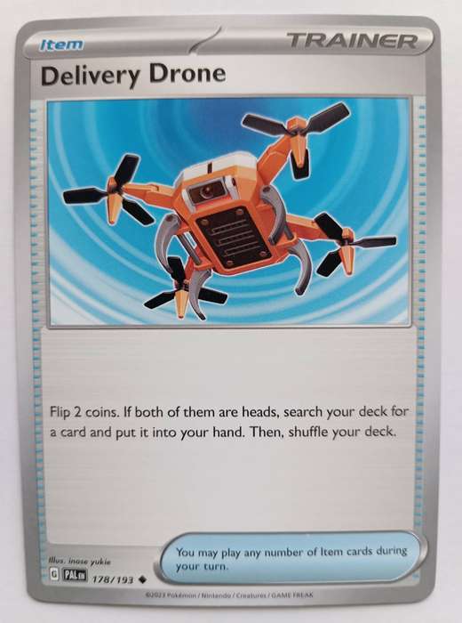 DELIVERY DRONE - UNCOMMON  178/193  POKEMON TCG S&V PALDEA EVOLVED TRADING CARD