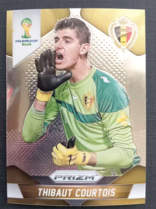 THIBAUT COURTOIS (Belgium) - PANINI PRIZM FIFA WORLD CUP 2014 COLLECTION - PRIZM TRADING CARD 18