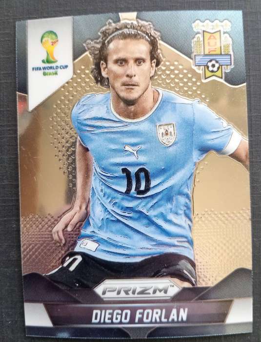 DIEGO FORLAN (Uruguay) - PANINI PRIZM FIFA WORLD CUP 2014 COLLECTION - PRIZM TRADING CARD 192